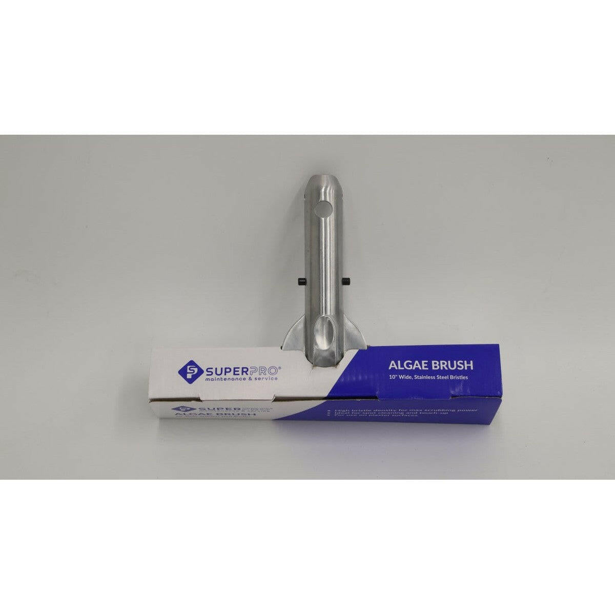 Super-Pro 10" Stainless Steel Service Grade Bristle Brush.