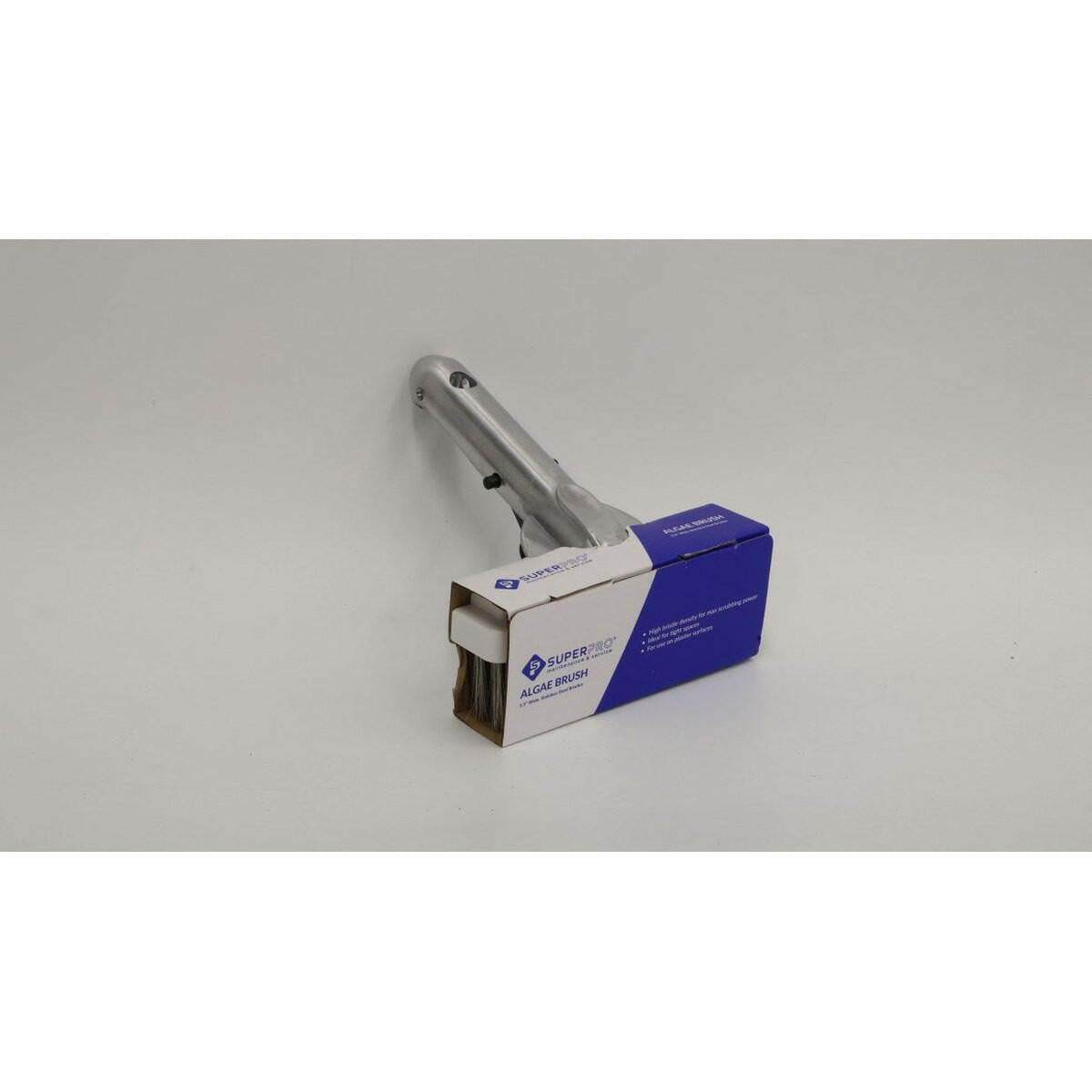 Super-Pro 5.5" Stainless Steel Service Grade Bristle Brush.