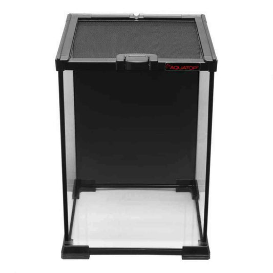 TERRATOP 3.2-Gallon Rectangular Terrarium with Mesh Top – Secure Glass Enclosure for Reptiles RT-03 Aquatop