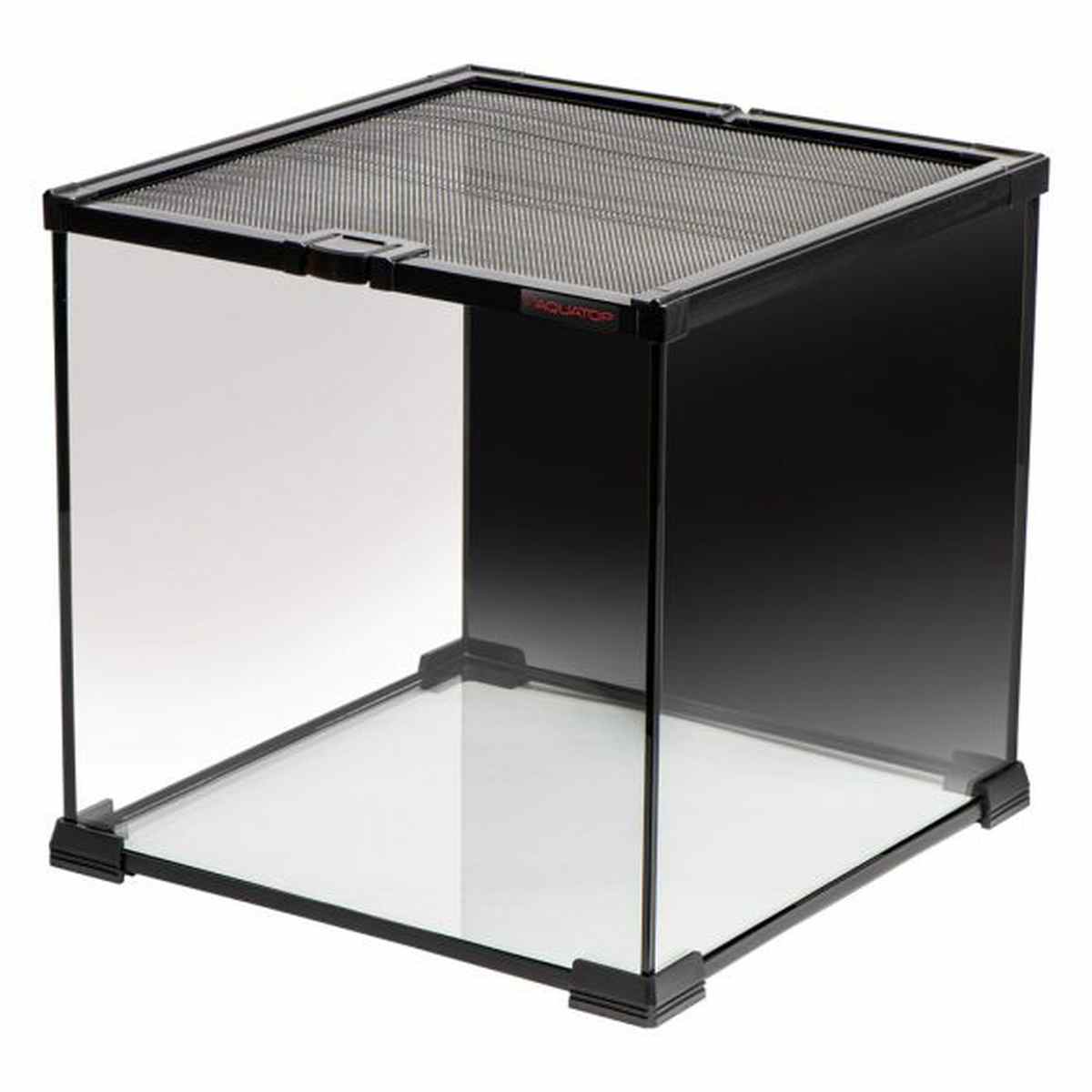 TERRATOP 7.1-Gallon Terrarium Cube with Mesh Top – Ventilated Habitat for Reptiles RT-07 Aquatop