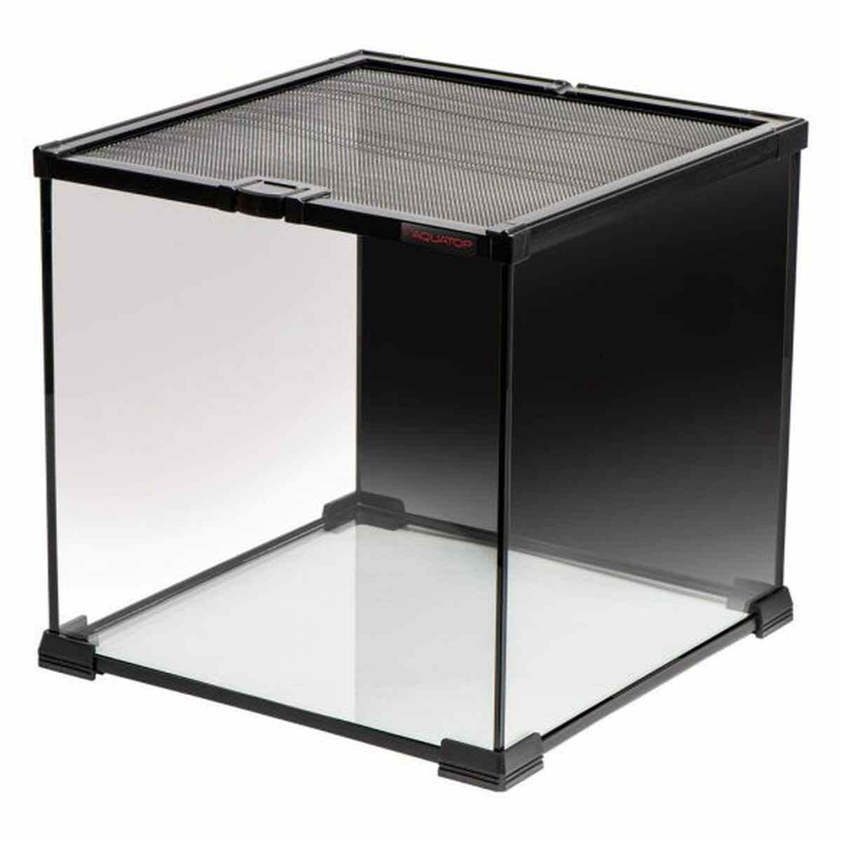 TERRATOP 7.1-Gallon Terrarium Cube with Mesh Top – Ventilated Habitat for Reptiles (RT-07