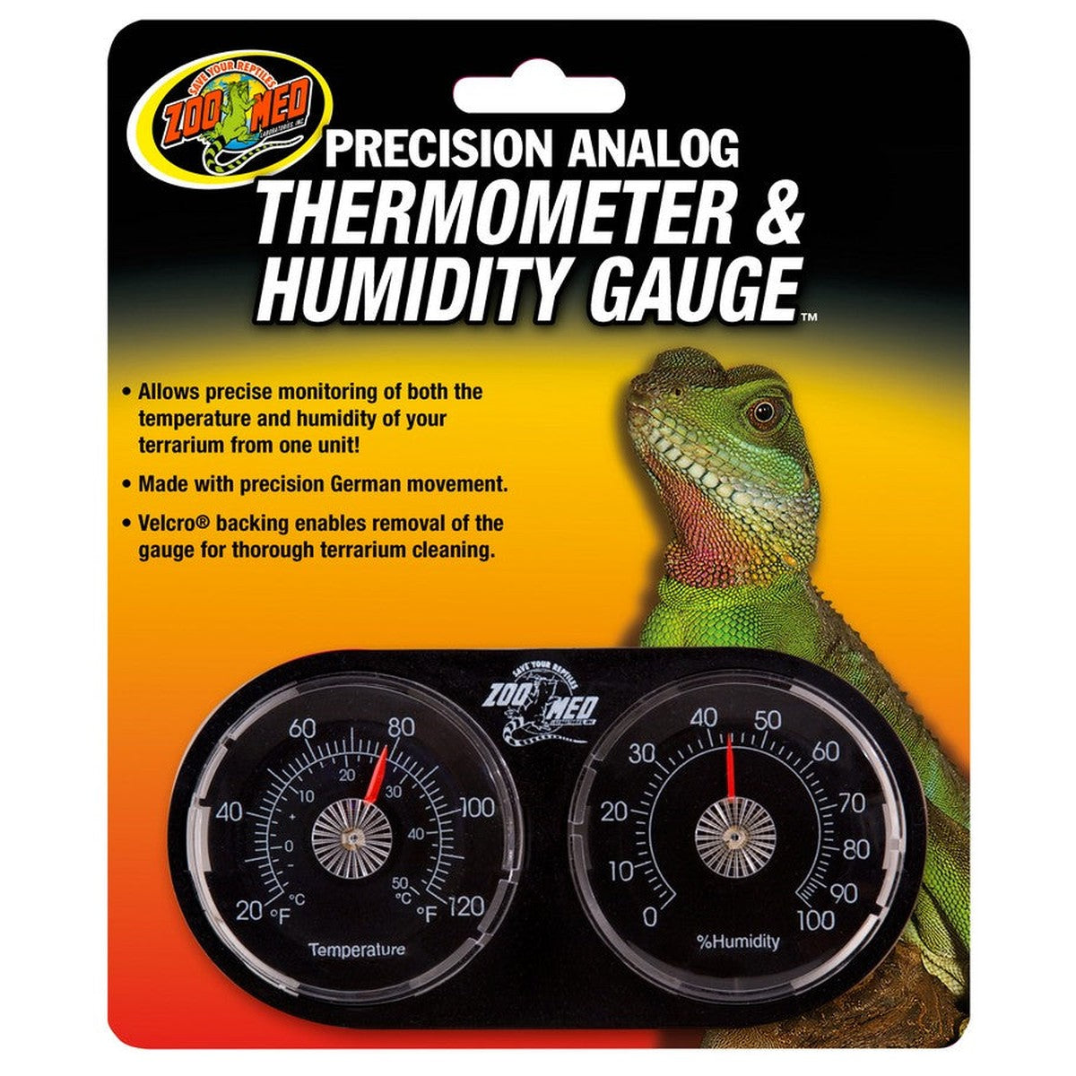Zoo Med Precision Analog Thermometer & Humidity Gauge™ Zoo-Med