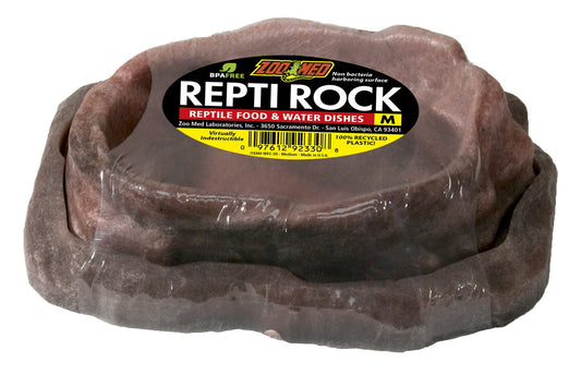 Zoo Med Combo Repti Rock Food and Water Dishes Zoo-Med