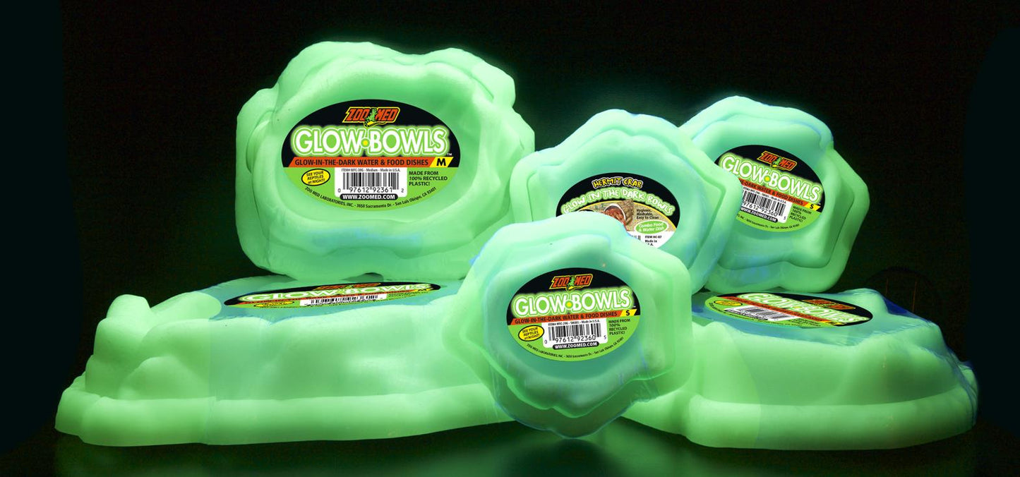 Zoo Med Glow-Bowls™ – Glow-in-the-Dark Combo Bowls Zoo-Med
