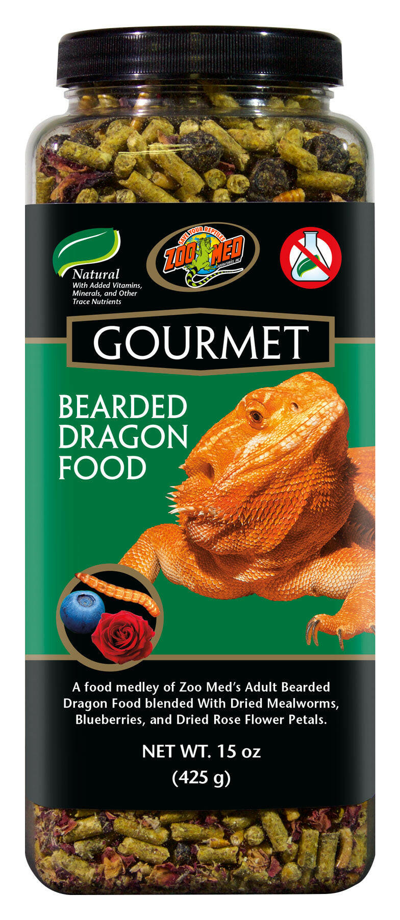 Zoo Med Gourmet Bearded Dragon Food Zoo-Med