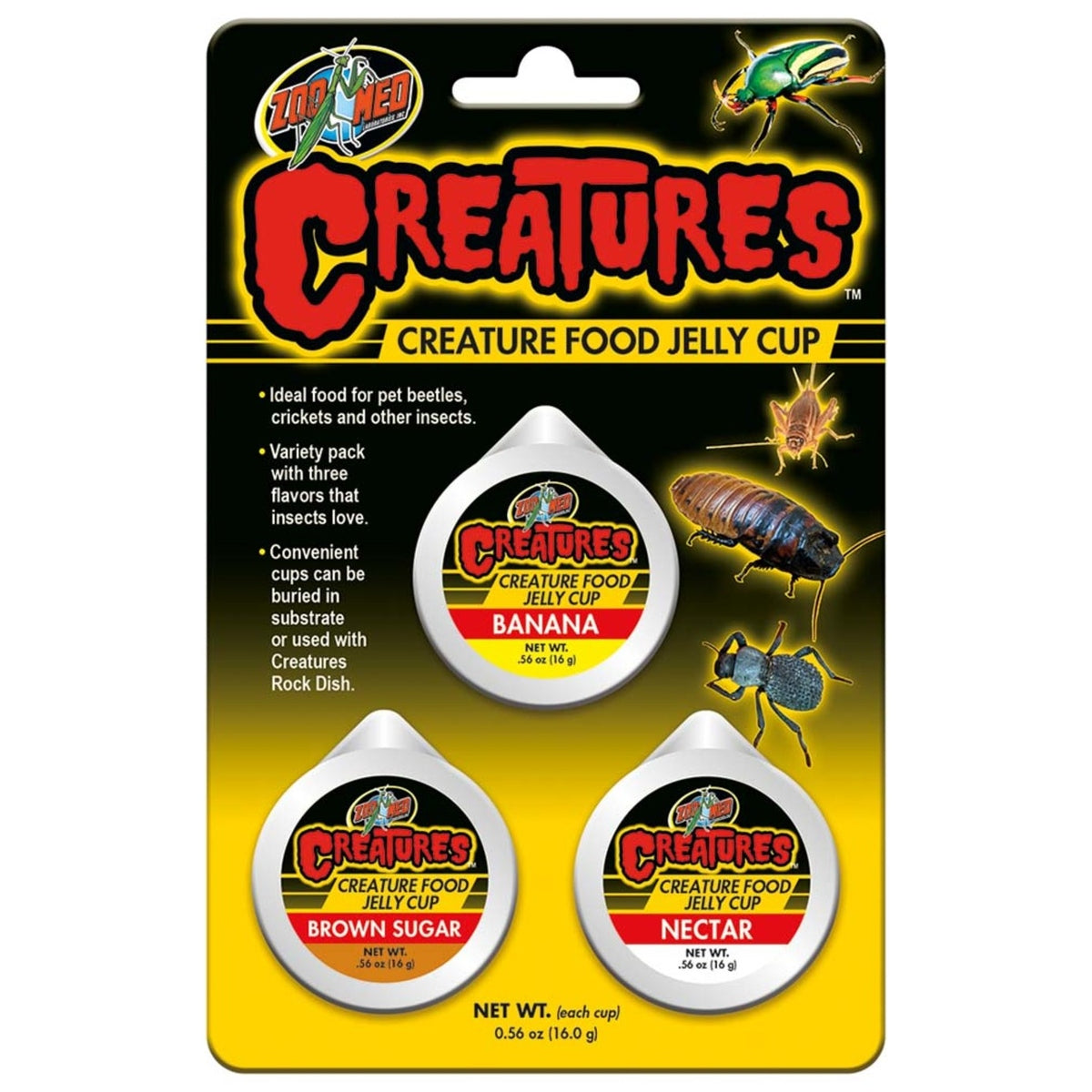 Zoo Med Creatures Food Jelly Cup ZooMed