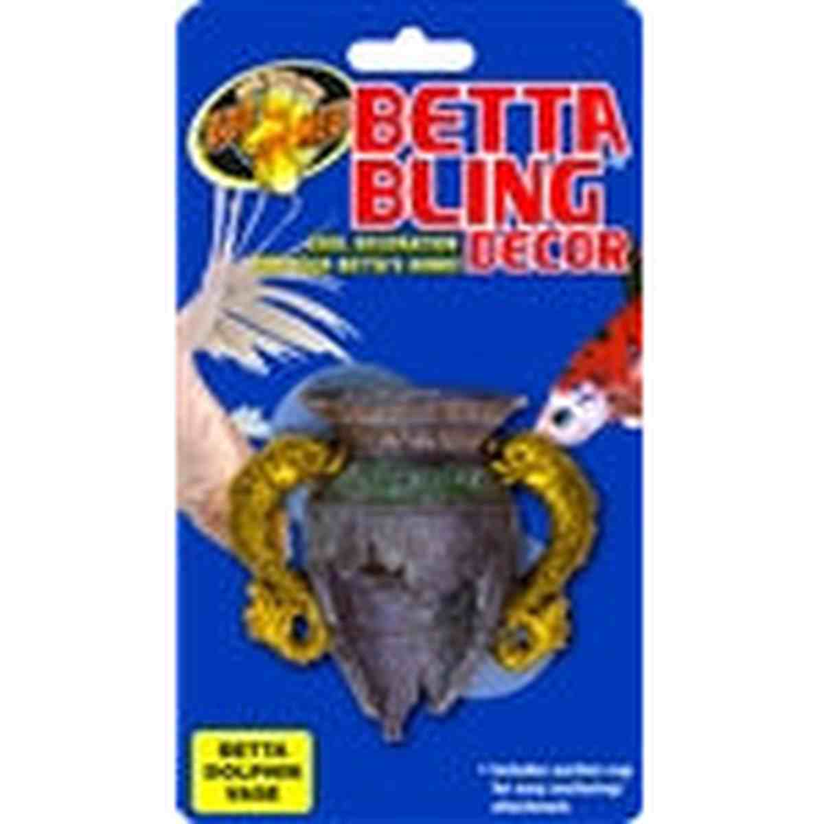 ZooMed Betta Bling - Dolphin Vase ZooMed