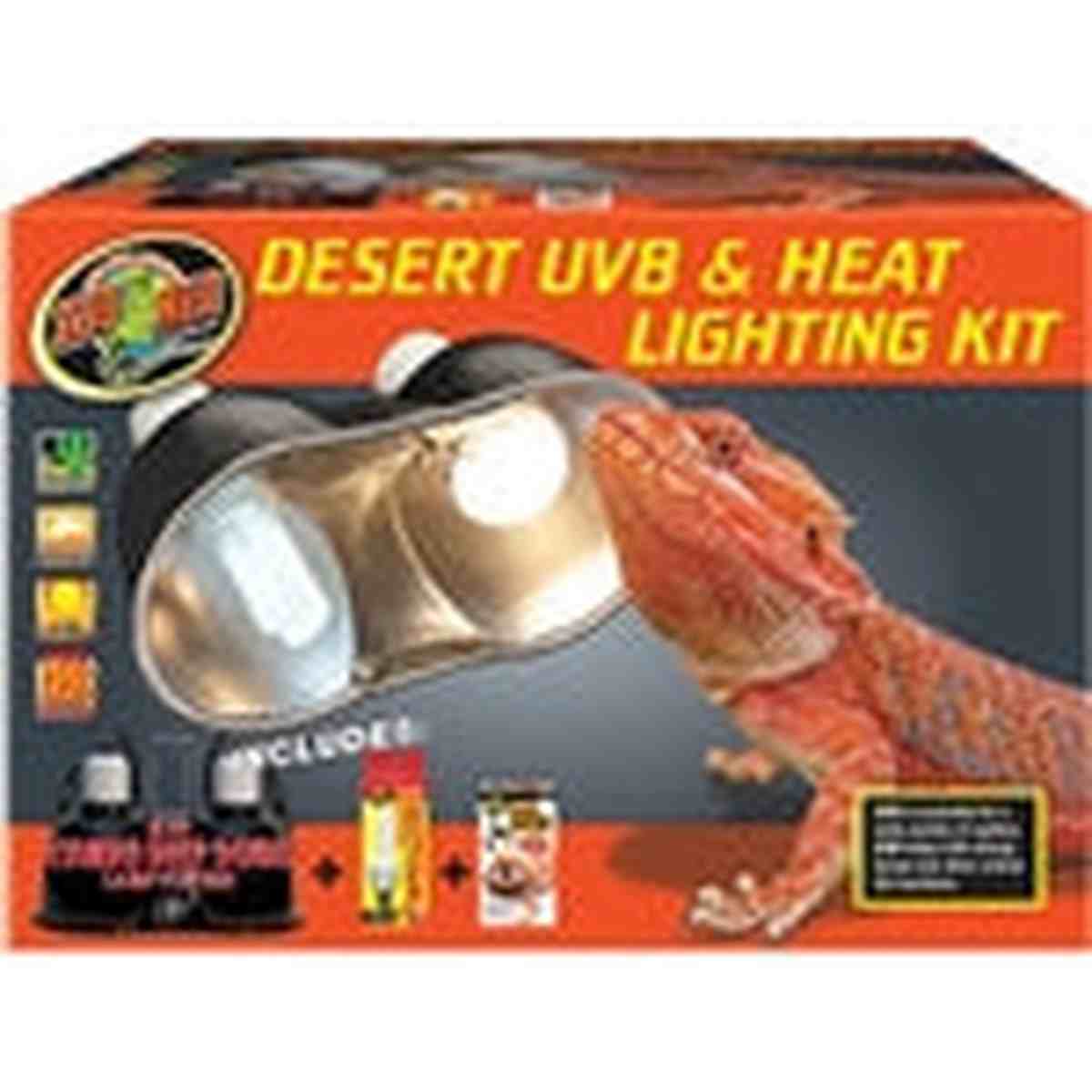 ZooMed Desert UVB & Heat Lighting Kit ZooMed