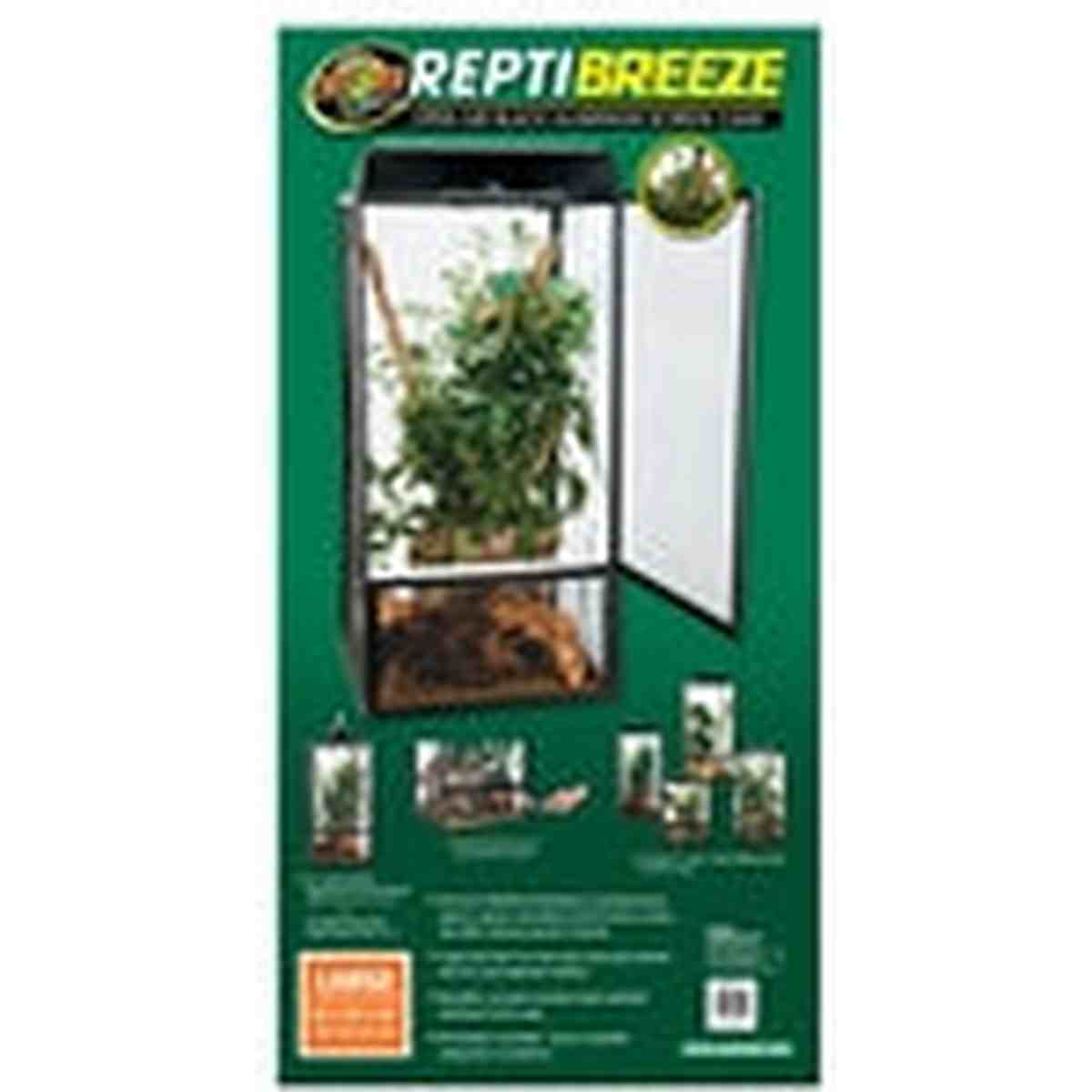 ZooMed ReptiBreeze Aluminum Screen Cage Large 18"x18"x36" ZooMed