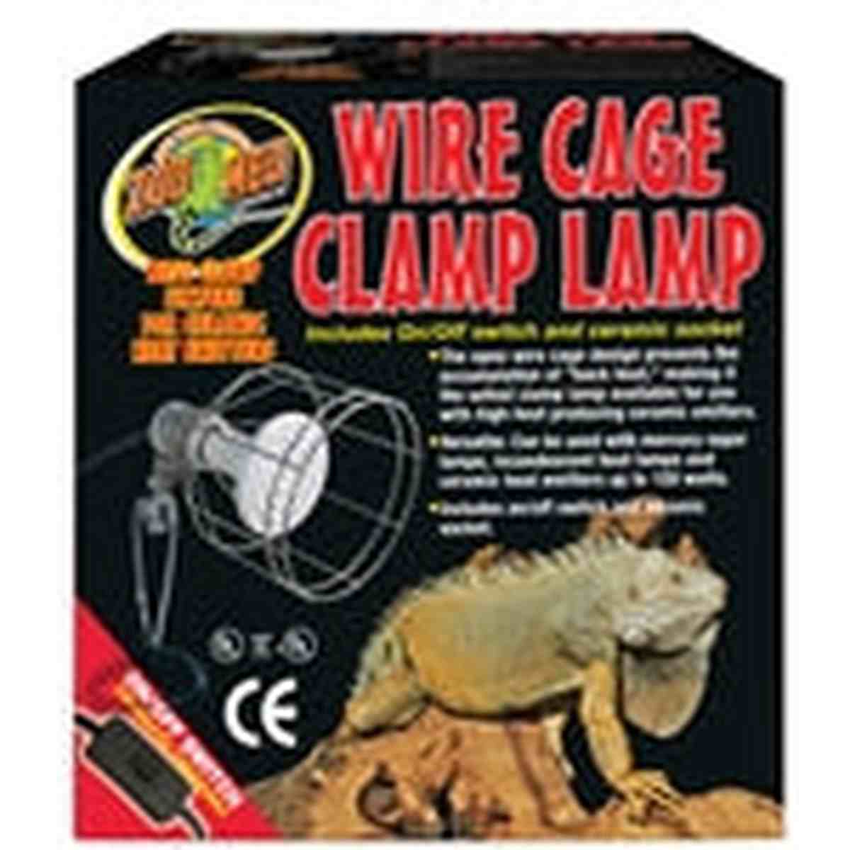 ZooMed Wire Cage Clamp Lamp UL Listed ZooMed