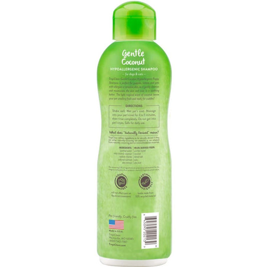 TropiClean Tearless Hypoallergenic Puppy and Kitten Shampoo - 20 fl oz.