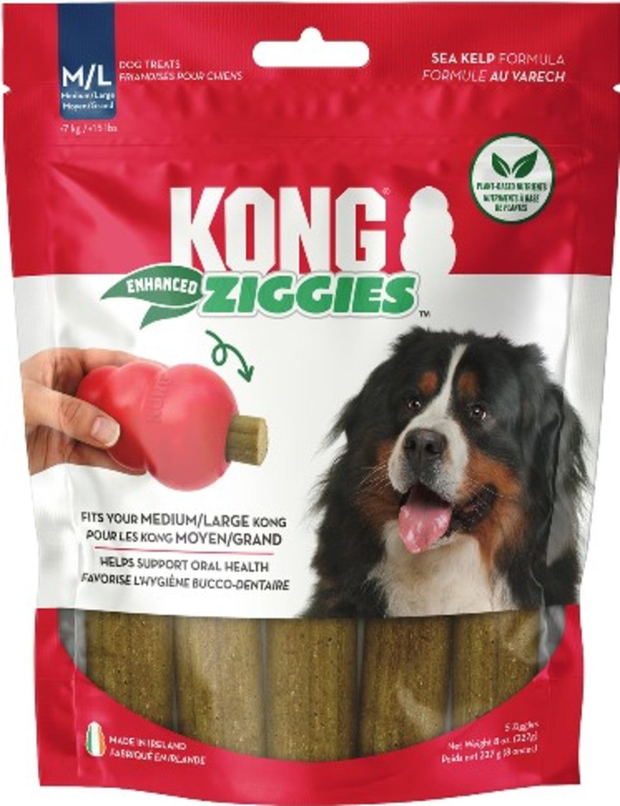 KONG Ziggies Enhanced Plant-Based Dog Treats