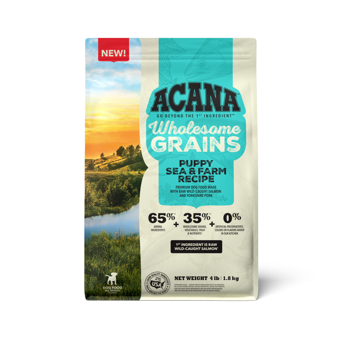 Acana Wholesome Grains Sea and Farm Dry Puppy Food