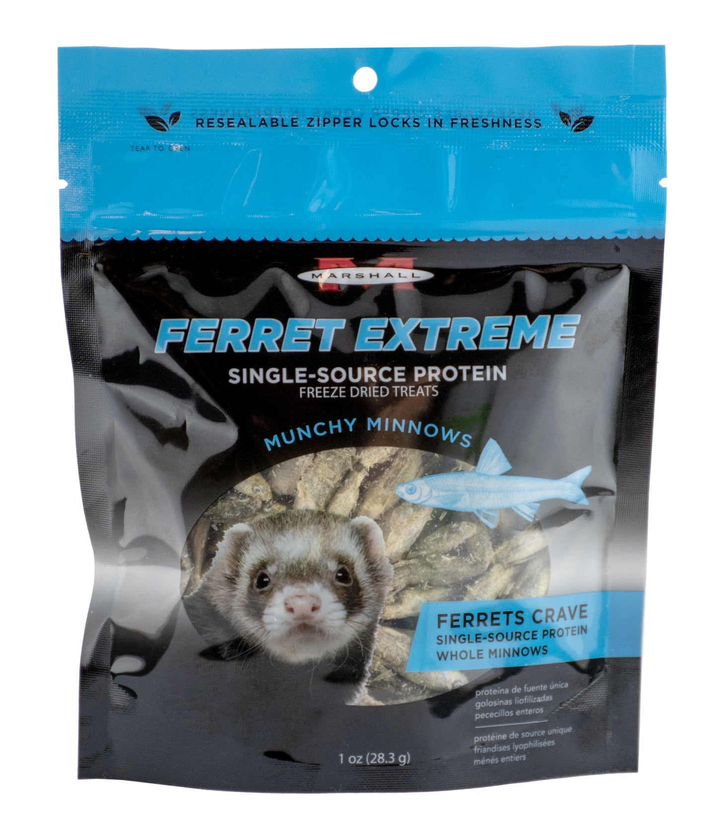 Marshall Pet Products Ferret Extreme Munchy Minnows Treats