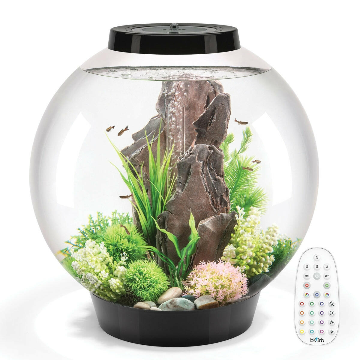 biOrb Classic 60 Aquarium with MCR LED - 16 Gallon - Black BiOrb