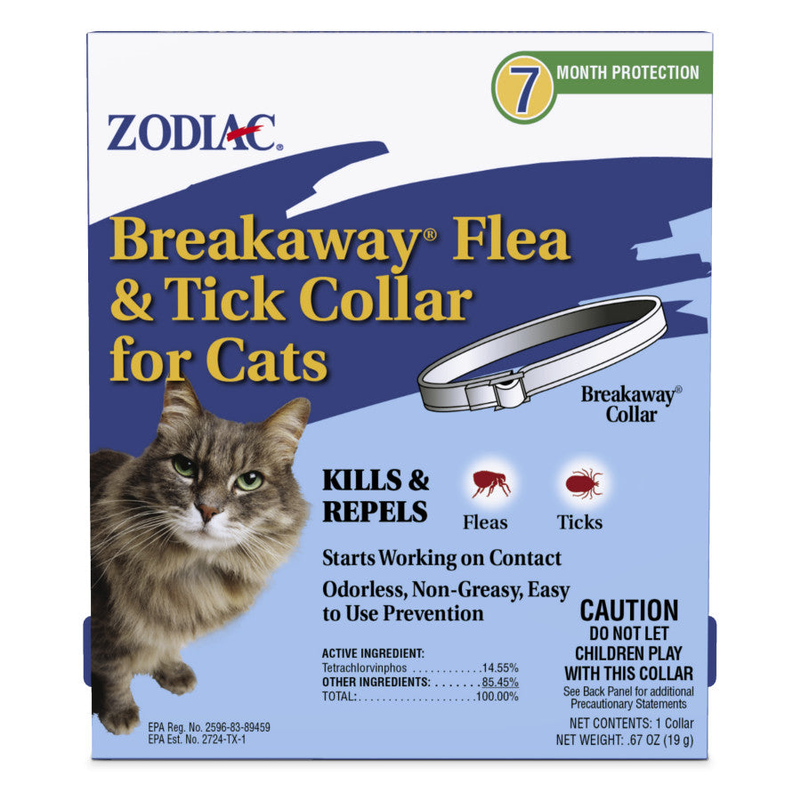 Zodiac Breakaway Flea and Tick Collar for Cats