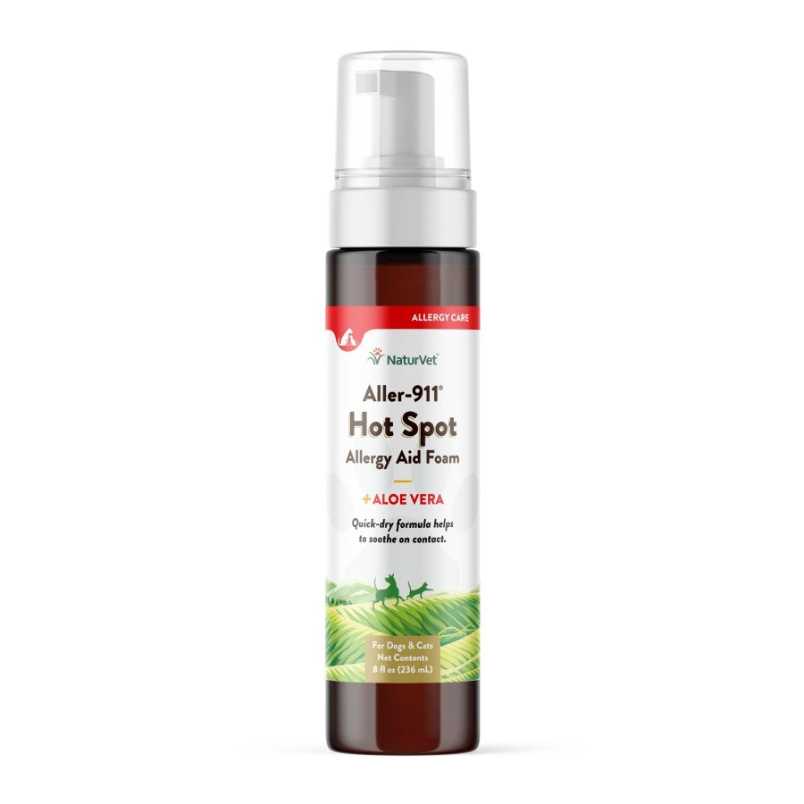 NaturVet Aller-911 Hot Spot Allergy Aid Foam