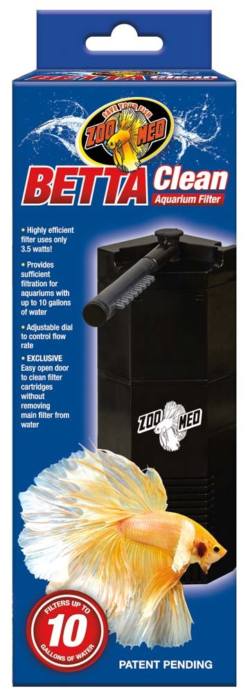 Zoo Med Betta Clean Aquarium Filter - 1ea/10 gal, Single