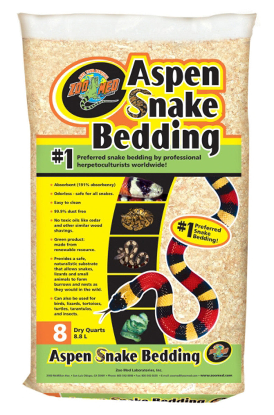 Zoo Med Aspen Snake Bedding Zoo-Med
