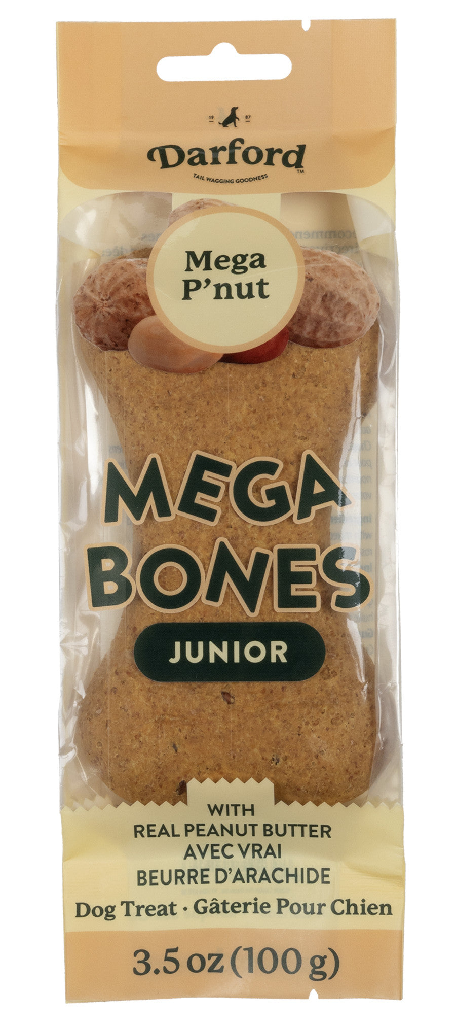 Darford Mega Bone Dog Treat P'Nut