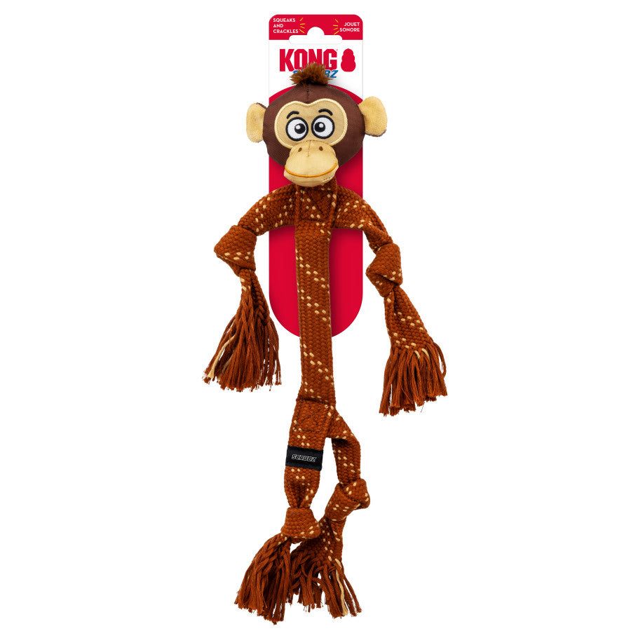 KONG Scrubz Safari Monkey Dog Toy