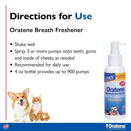 Zymox Brushless Enzymatic Breath Freshener for Dogs.