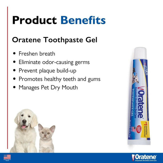 Oratene® Enzymatic Brushless Toothpaste Gel.