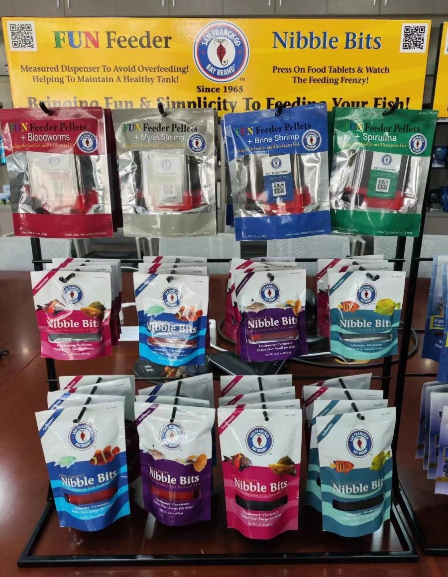 San Francisco Bay Brand Nibble Bits & Fun Feeders Display