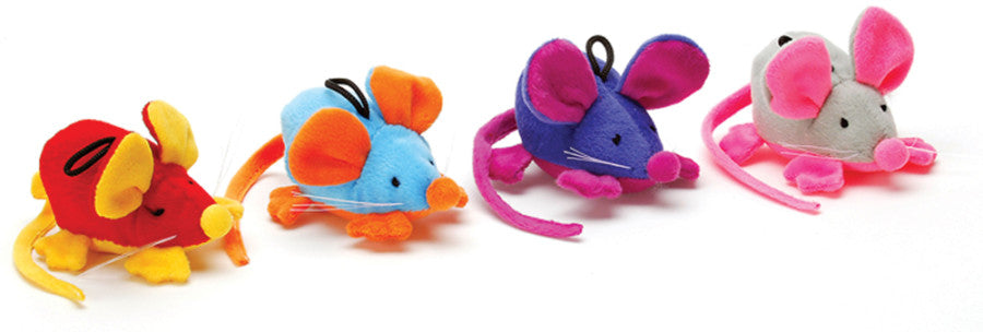 Spot Rattle Clatter Mouse Cat Toy with Catnip