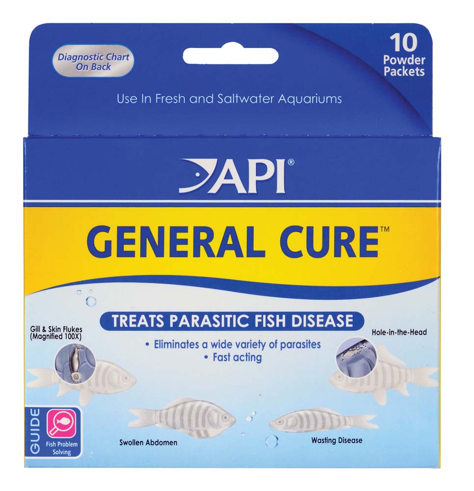 API General Cure Fresh and Saltwater Powder Medication - 1ea/10 pk