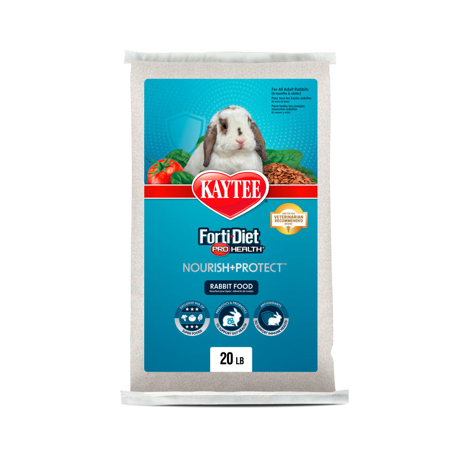 Kaytee Forti-Diet Pro Health Nourish+Protect Adult Rabbit Food