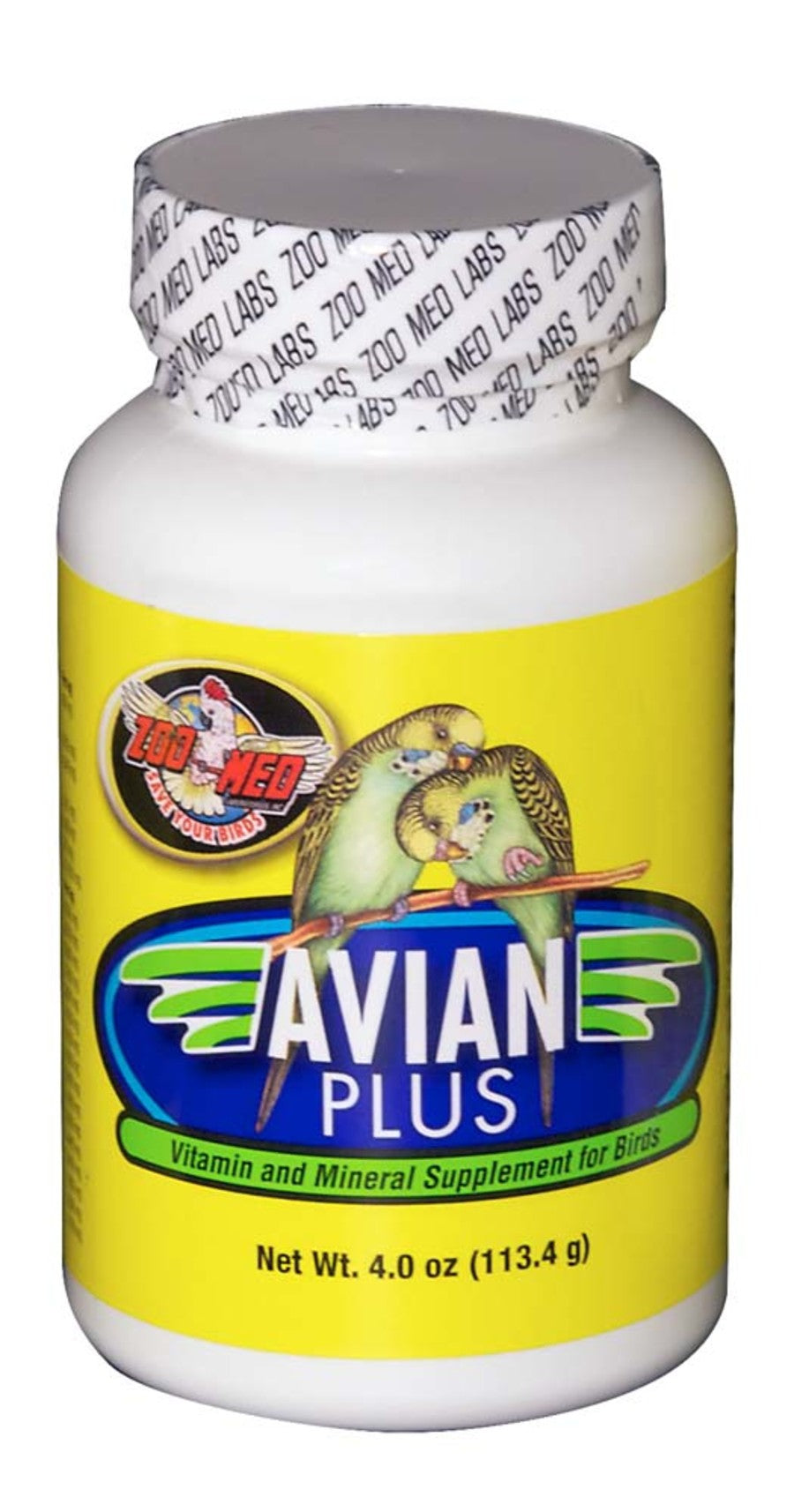 Zoo Med Avian Plus Vitamin and Mineral Bird Supplement