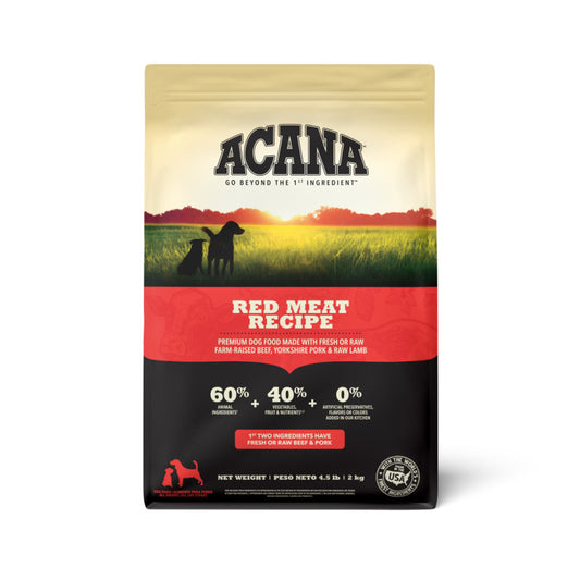 ACANA Red Meat Recipe Dry Dog Food Beef, Pork & Lamb