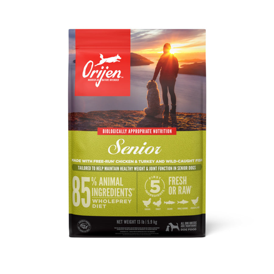 Orijen Senior Grain Free Fresh or Raw Dry Dog Food