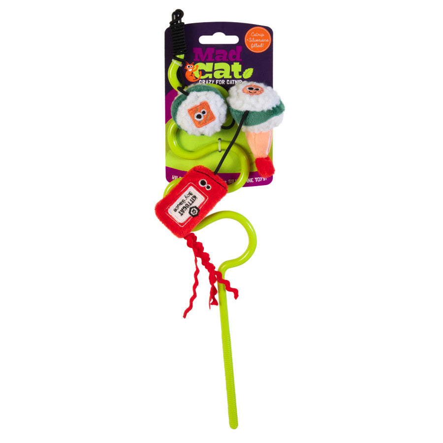 Mad Cat Sushi Swatter Wand Cat Toy