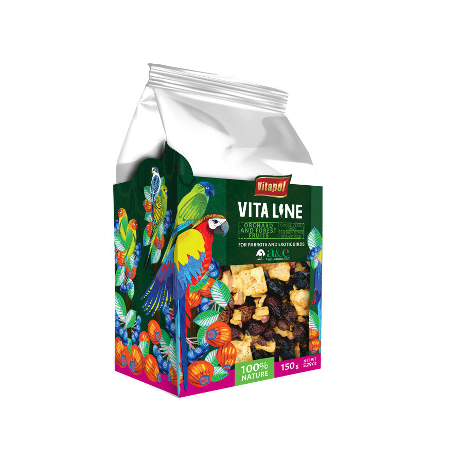 A & E Cages Vitapol Vita Line Forest & Orchard Fruits Parrots & Exotic Birds