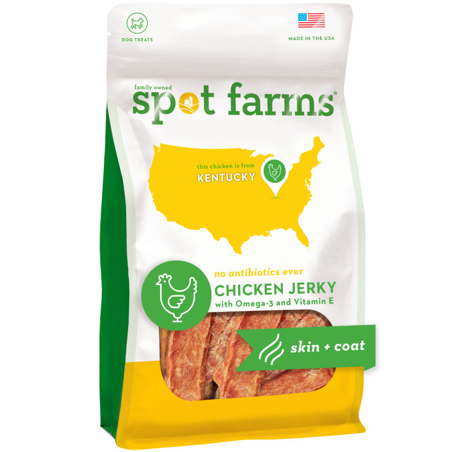 Spot Farms Chicken Jerky for Skin & Coat Dog Treats