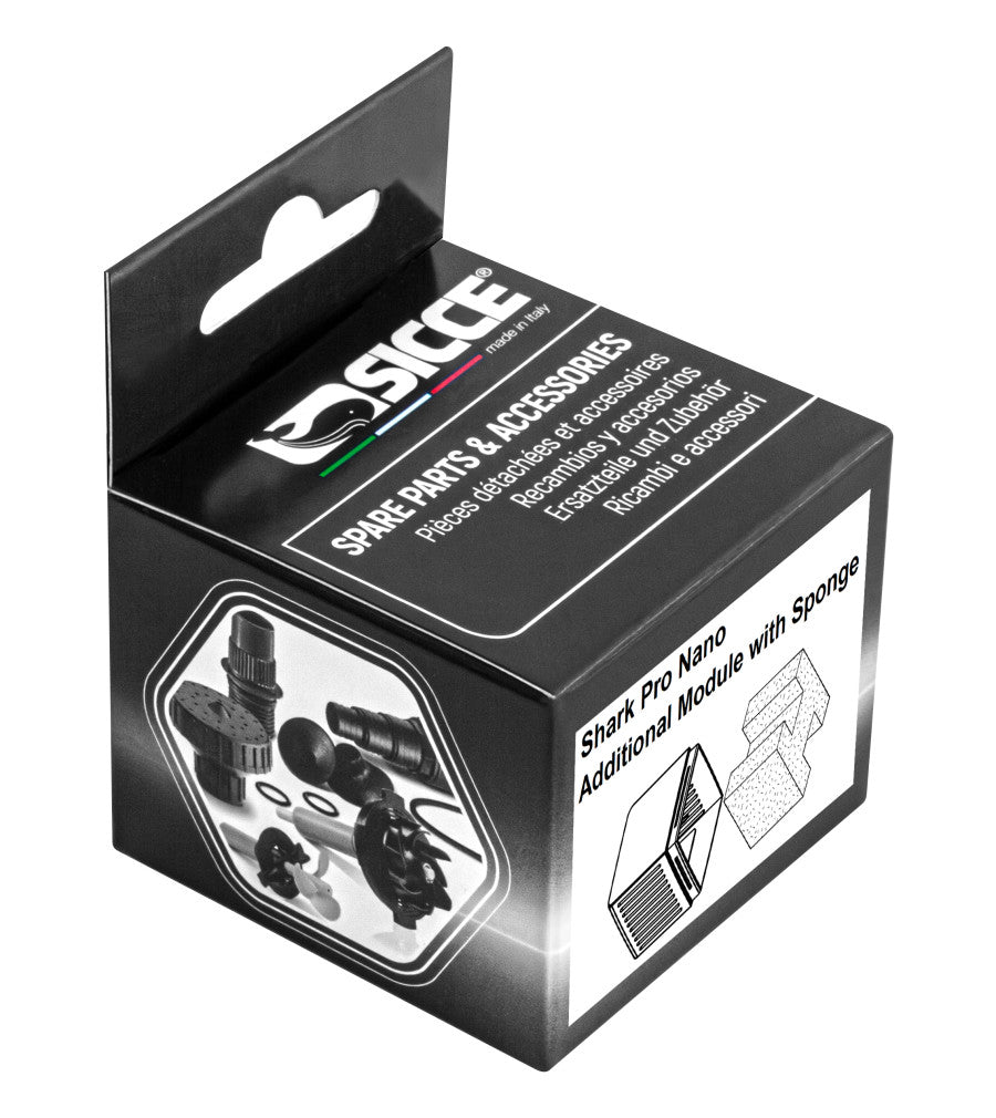 Sicce Shark Pro Nano Additional Module w/Sponge