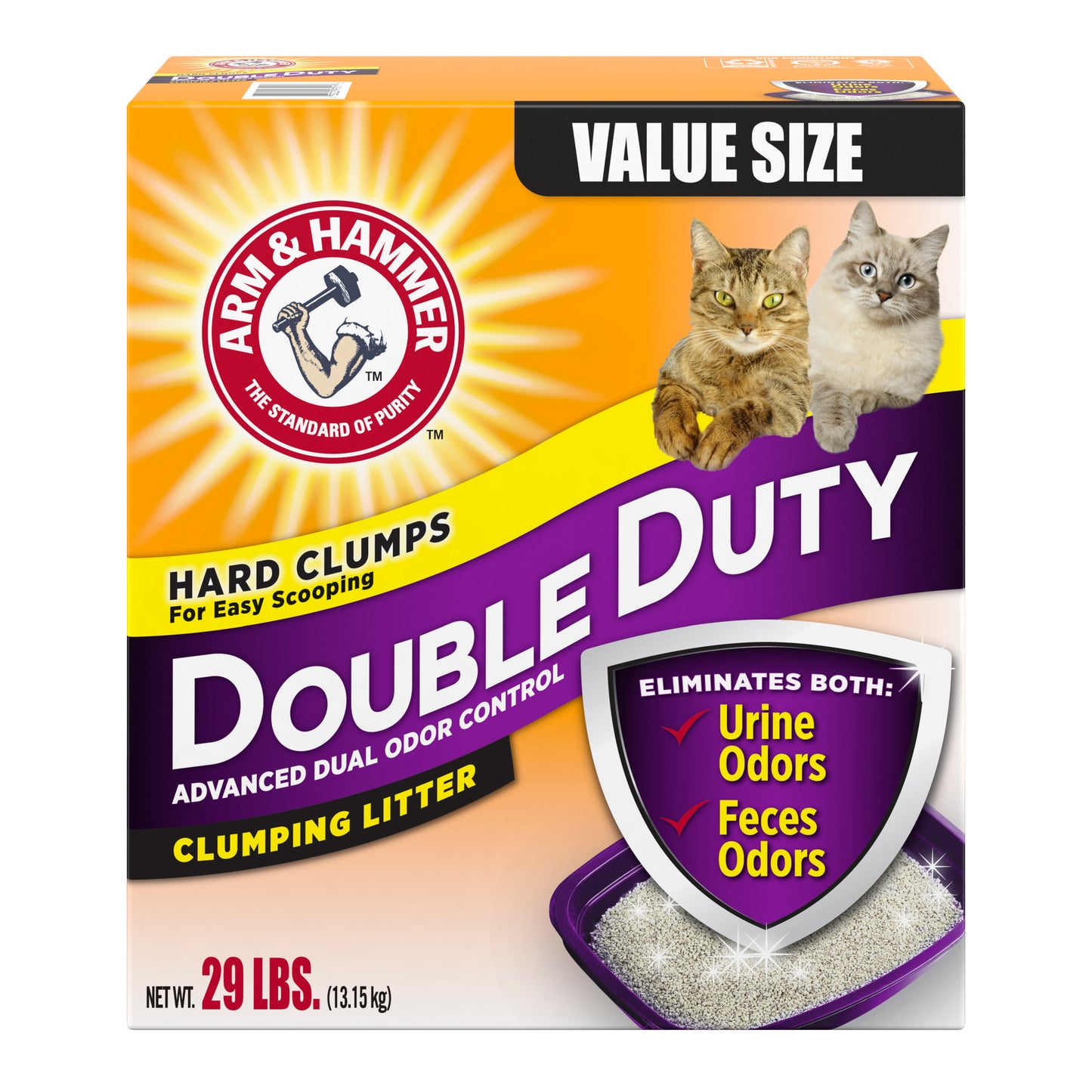 Arm and Hammer Double Duty Dual Odor Control Clumping Cat Litter