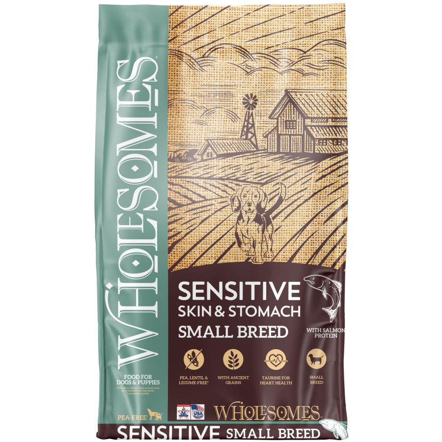 Wholesomes Sensitive Skin & Stomach Small Breed Salmon Dry Dog Food