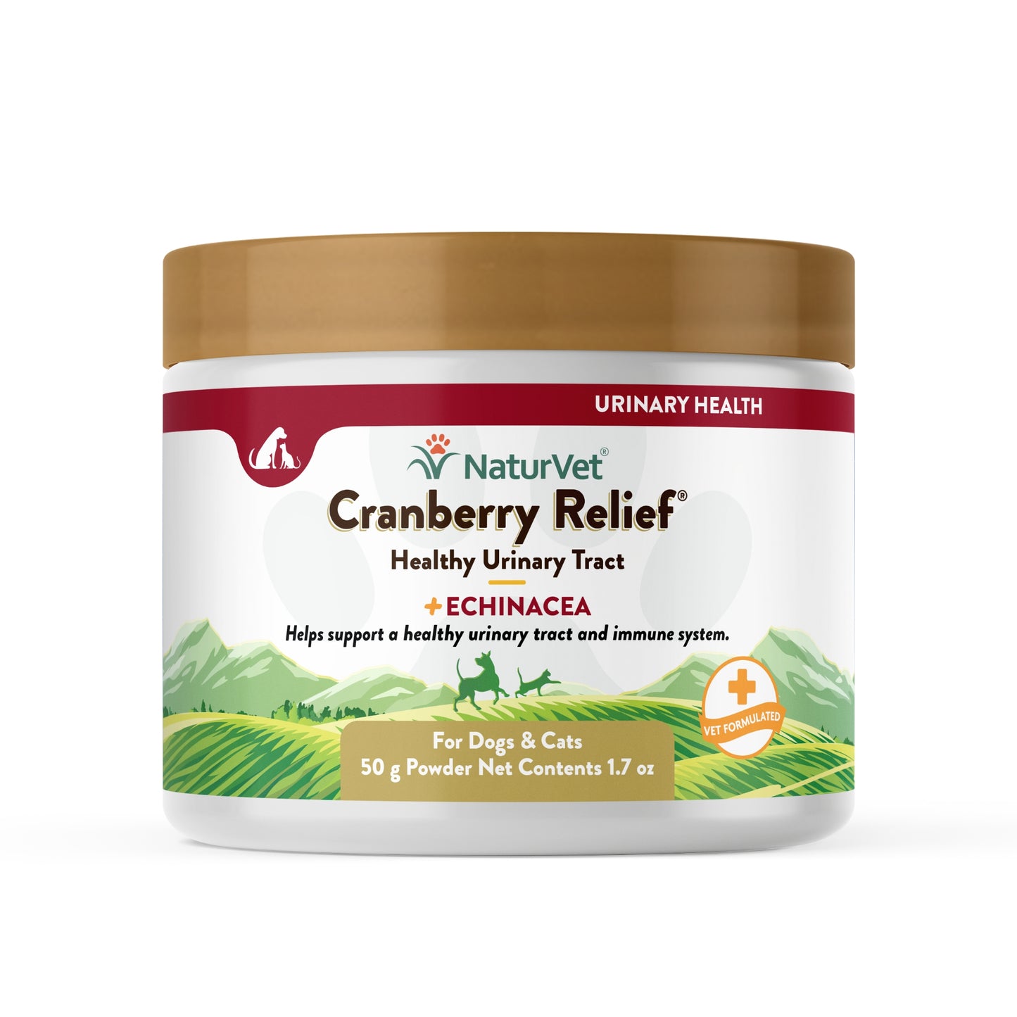 NaturVet Cranberry Relief Plus Echinacea Dog and Cat Urinary Powder