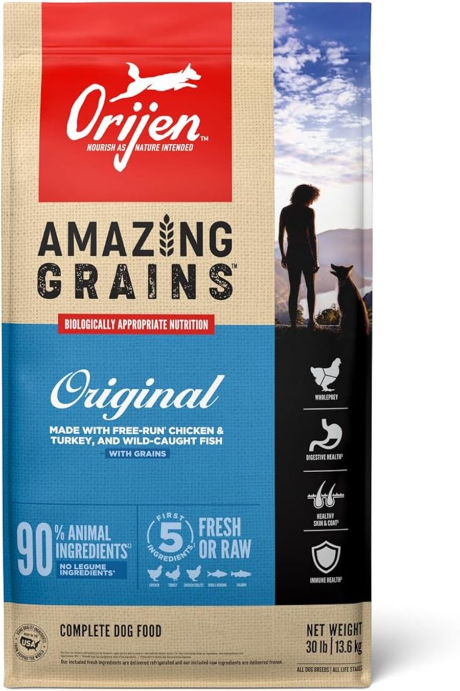 Orijen AMAZING GRAINS Original Dry Dog Food