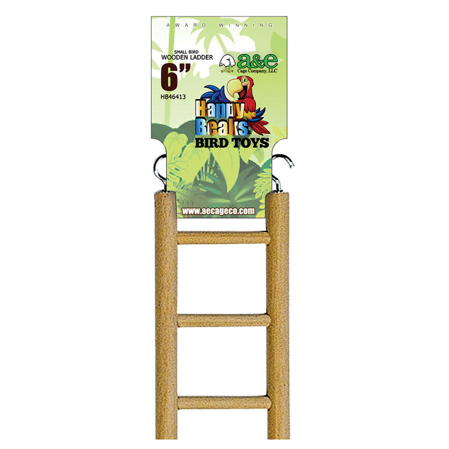 A & E Cages Happy Beaks Small Ladder Bird Toy