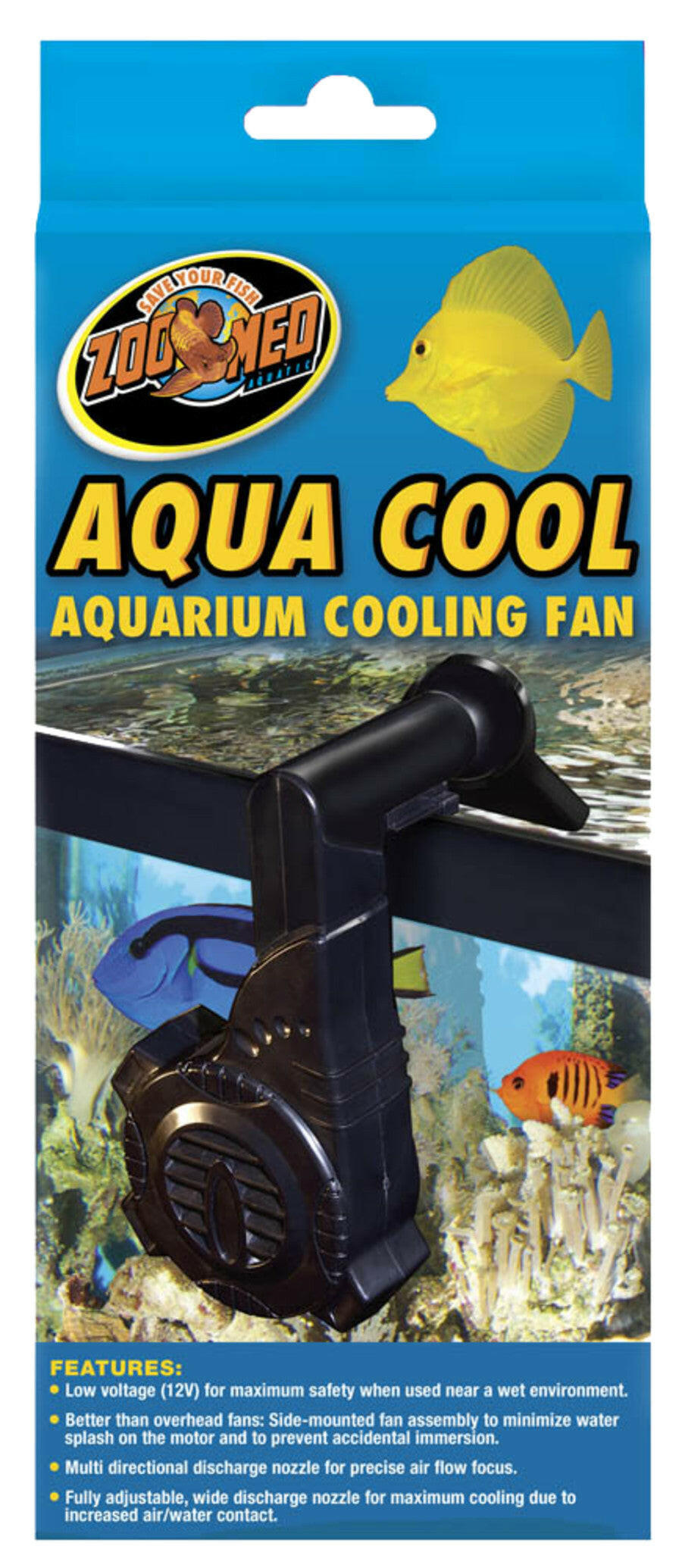 Zoo Med Aqua Cool Aquarium Cooling Fan Zoo-Med