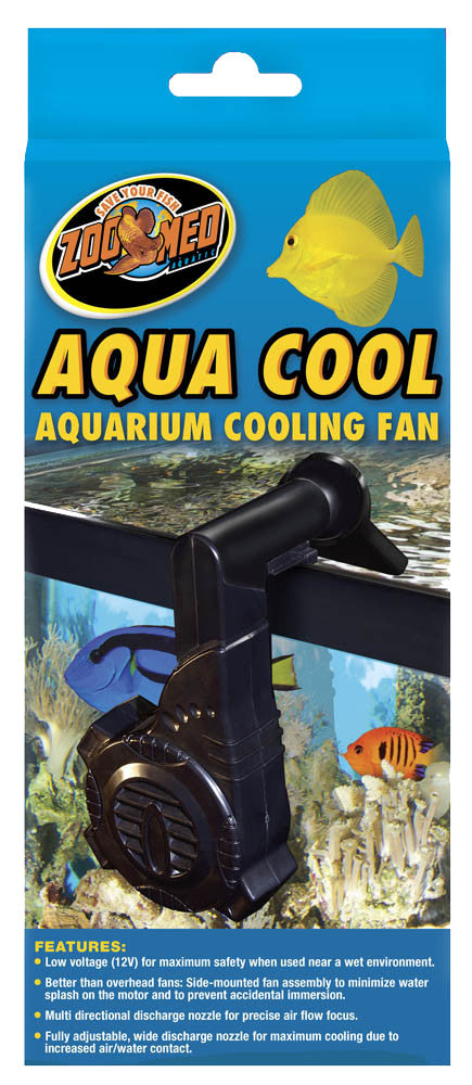 Zoo Med Aqua Cool Aquarium Cooling Fan - Black, 1ea