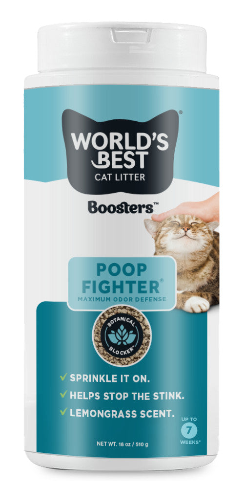 World's Best Cat Litter Poop Fighter Boosters