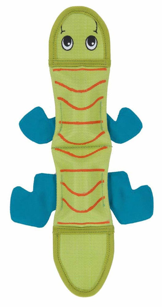 Outward Hound Fire Biterz Dog Toy Lizard 2 Squeakers