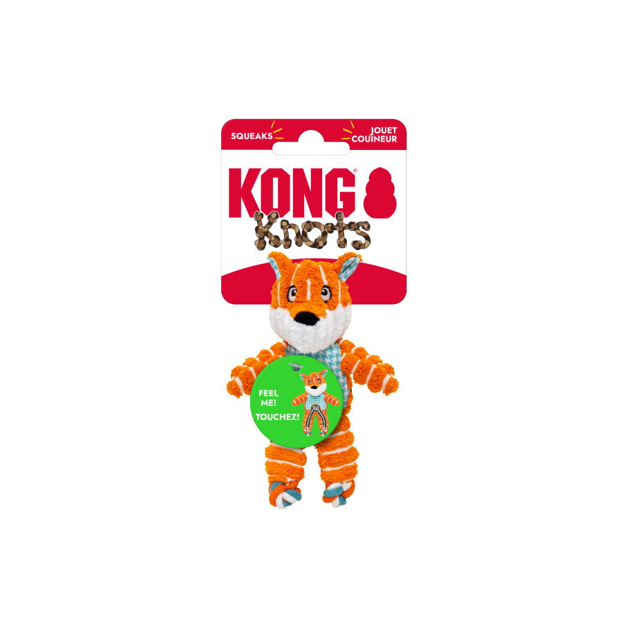 KONG Floppy Knots Fox Dog Toy