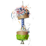 A & E Cages Happy Beaks Foraging Cupcake Bird Toy