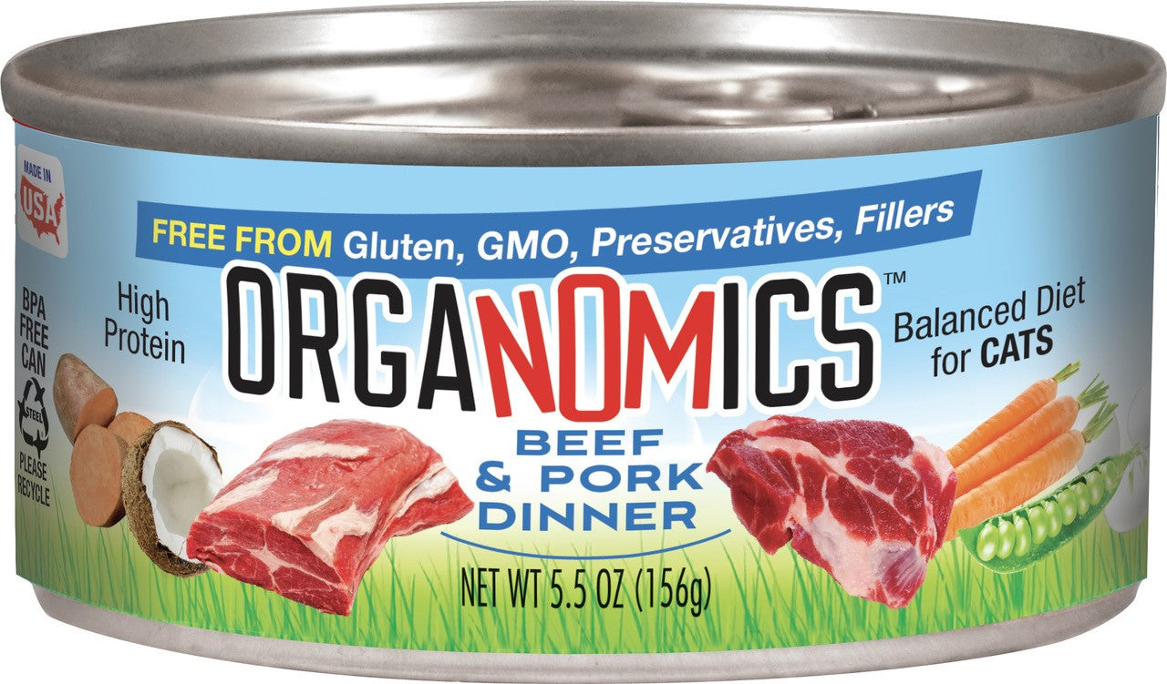 OrgaNOMics Beef and Pork Dinner Canned Cat Food